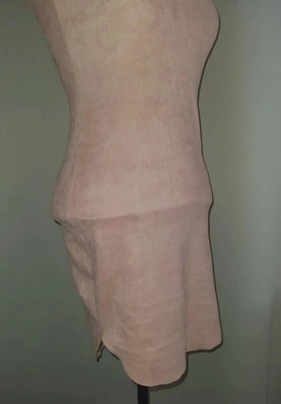 Vestido curto rosa claro com gola redonda 38 - M – photo 4
